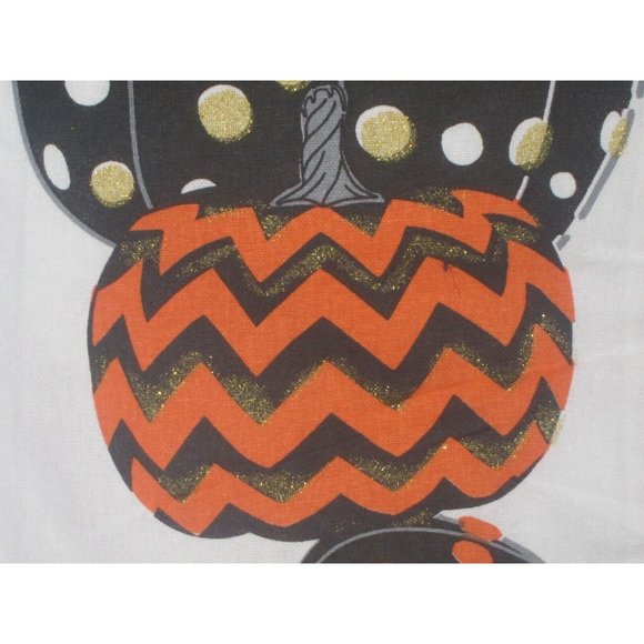 Cynthia Rowley Thanksgiving Runner Pumpkins Chevron Polka Dot Harlequin Patterns - Picture 4 of 9